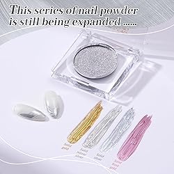 PrettyDiva Nail Powder Chrome Nail Powder Solid
