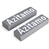 Azitamo Rust Eraser, Cast Iron Rust Remover, Knife Rust Removal &amp; Sharpening Tool - 2 Pack