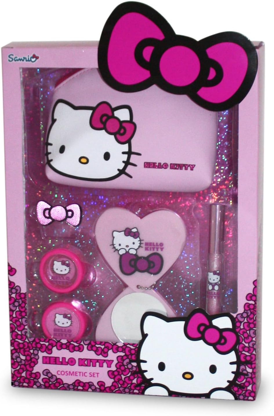 Caja Cosmeticos+Neceser Hello Kitty (5pcs): Amazon.es: Juguetes y juegos