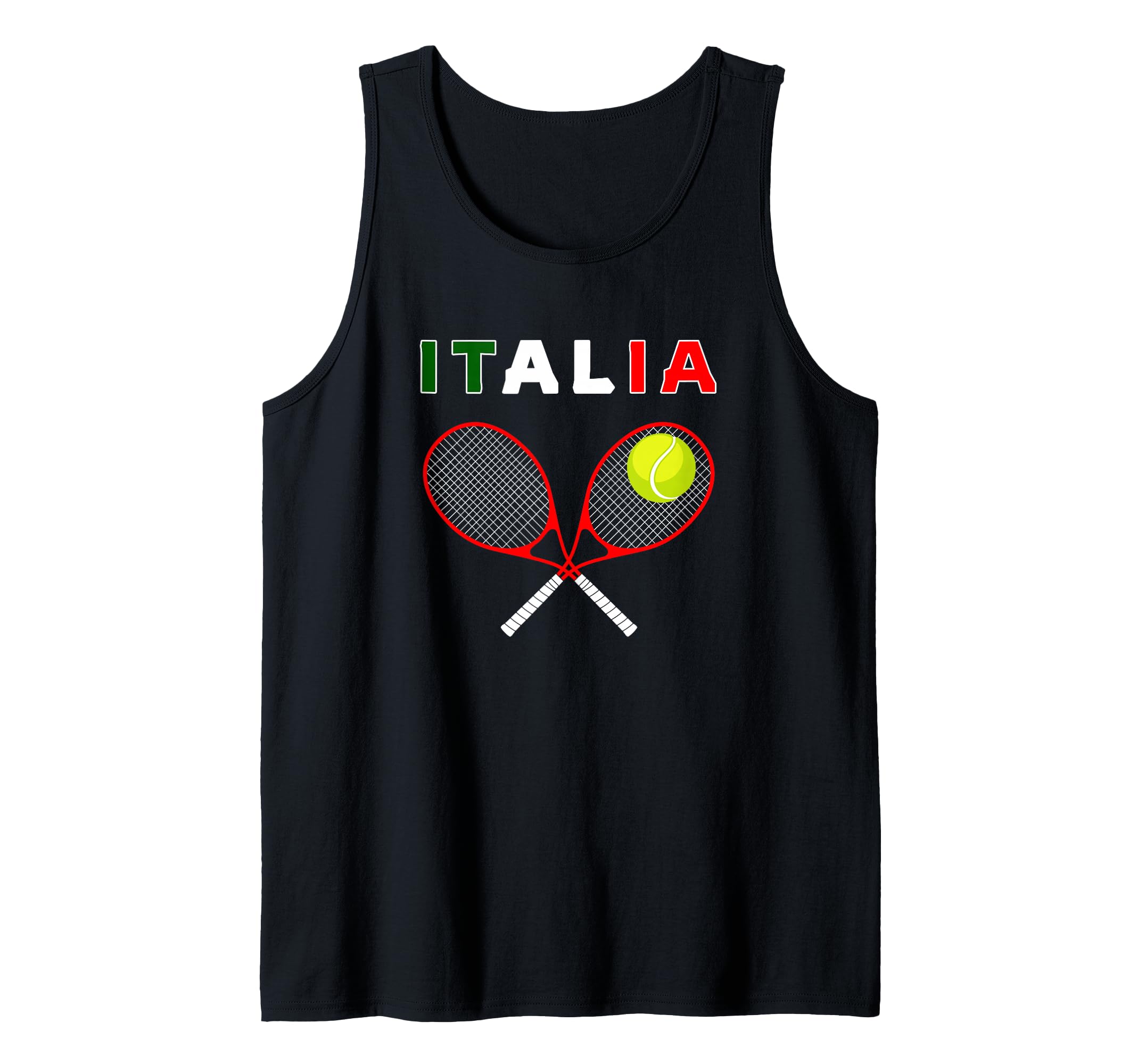 Italy Tennis Graphics / Country Italia Flag Pride Tank Top