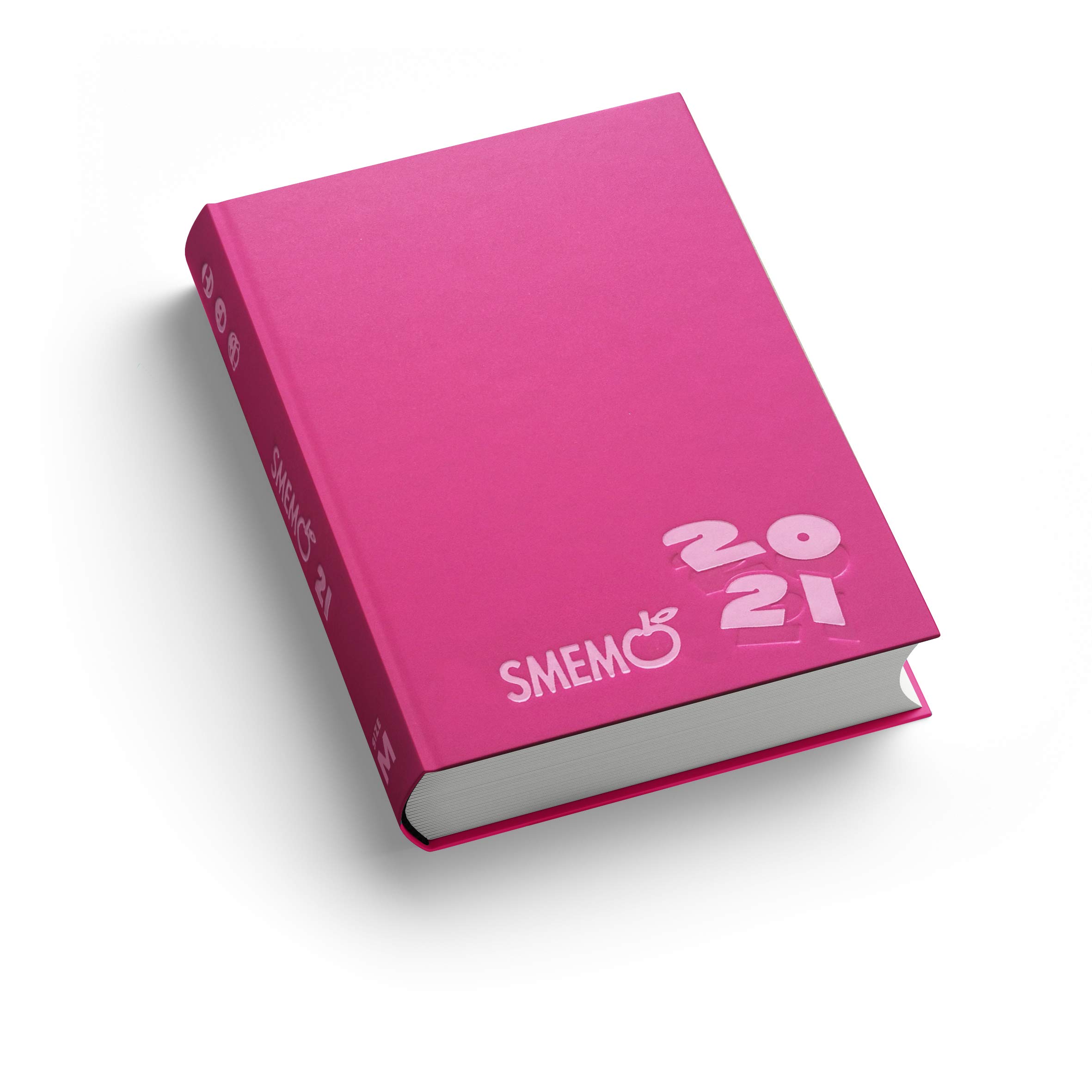Smemoranda - Diary 2020/2021 16 Months - Magenta Logo Pink - 11x15 cm
