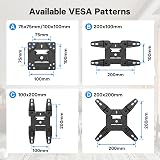 BONTEC TV Wall Mount 13-42 Inch Full Motion Up to 20kg VESA 200x200 view 7