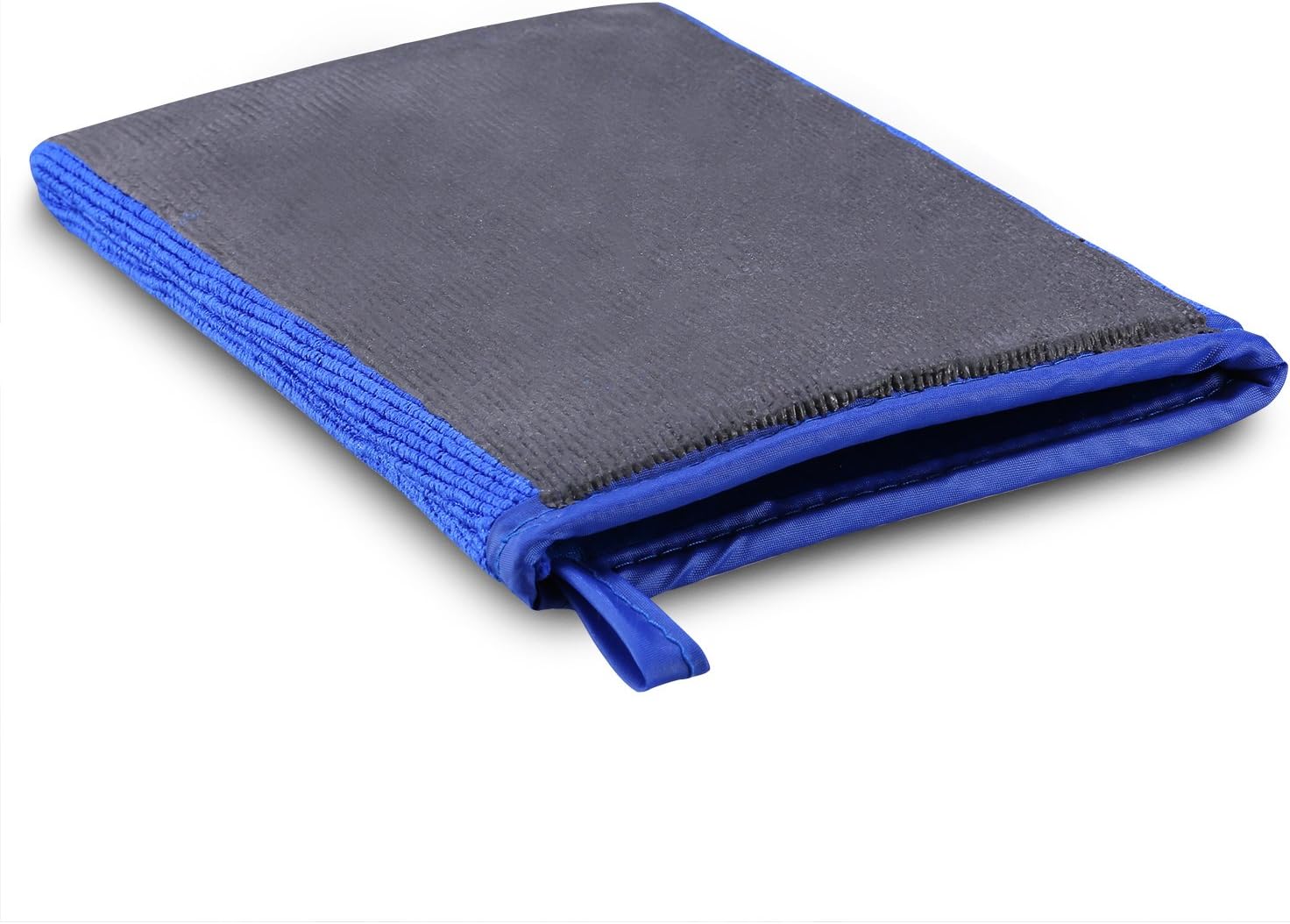 JIANFA Clay Bar Mitt, AutoScrub Fine Grade Wash Mitt Automotive Detailing Towel Wash Mitt Clay Bar Alternative, 1 Piece Blue: Automotive