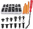 GOOACC 240PCS Bumper Retainer Clips Car Plastic Rivets Fasteners Push Retainer Kit Most Popular Sizes Auto Push Pin Rivets Set -Door Trim Panel Fender Clips for GM Ford Toyota Honda Chrysler