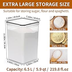 HKJ Chef 4 Pack Extra Large Airtight Food Storage
