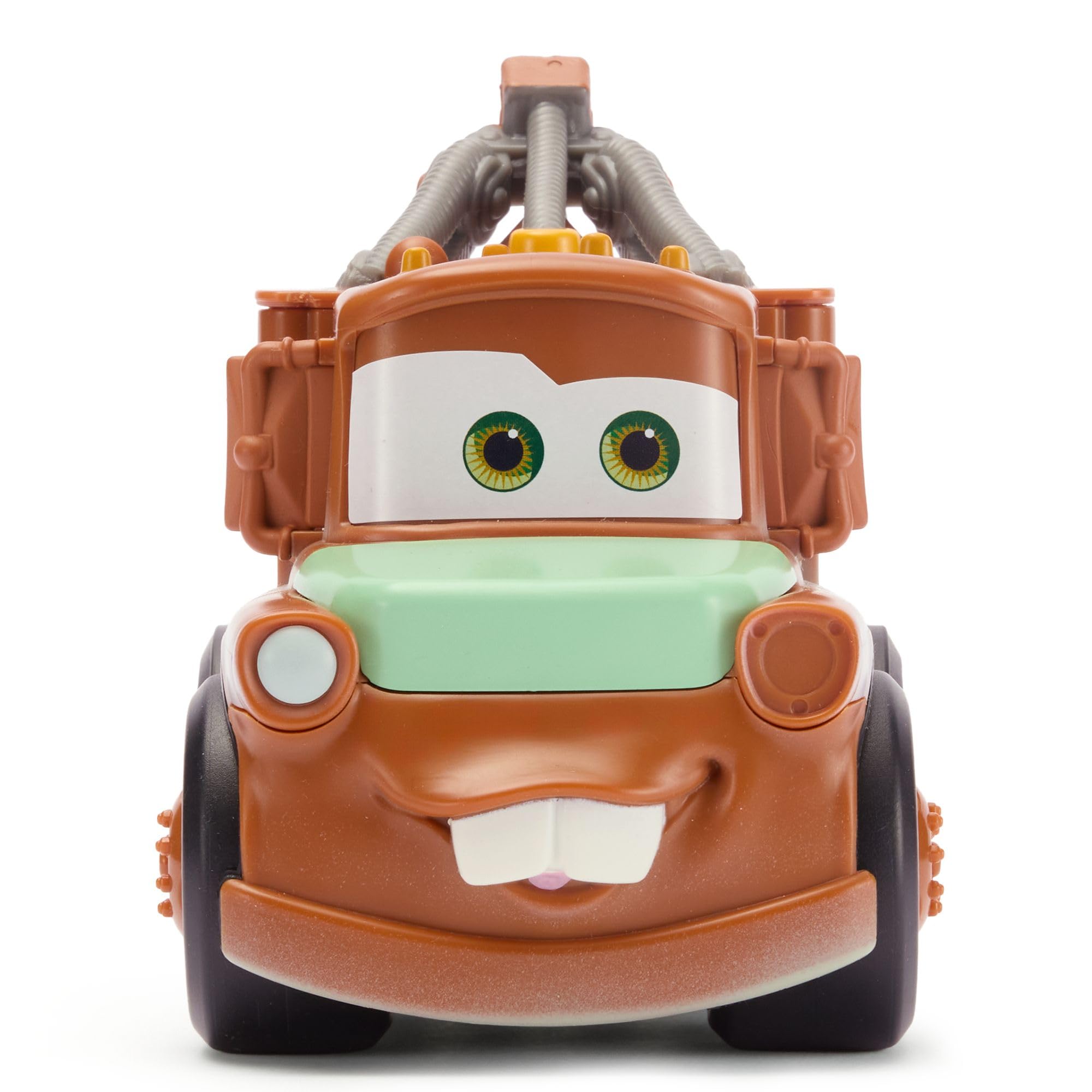 Disney Store Official Mater Push 'N' Go Talking Vehicle - Pixar Cars Toys - Talking & Moving Action - Cars Movie Toys - Engine Reveal & Catchphrases - Disney Gift for Boys