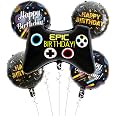 4 Pack 27-Inch Gorilla Aluminum Foil Balloons – Large Inflatable Jungle Safari Balloons For Birthday, Baby Shower, Party Decor