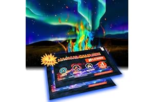 LCGOD Fire Color Changing Packets Fire Pit - Last Longer Magical Color Flames for Campfires, Bonfire, Fire Pit & Outdoor Fireplaces - Camping Essentials Accessories Christmas Decorations Gift for Kids