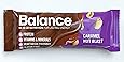 Balance Bar, Healthy Protein Snacks, Caramel Nut Blast, With Vitamin A, Vitamin C, and Vitamin D to Support Immune Health, 1.76oz. Bars, 6 Count