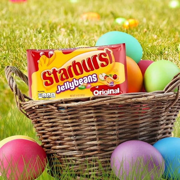 STARBURST ORIGINAL EASTER JELLY BEANS CHEWY CANDY, 14 OZ BAG