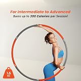 ResultSport The Original Weighted Hoop 1.5kg 100cm Foam Padded Fitness view 4
