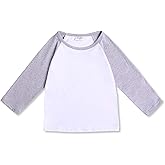 CREATOR Toddler Baby Girls Boys Long Sleeve Shirts Raglan Shirt Baseball Tee Cotton T-Shirts