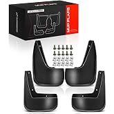 A-Premium Mud Flaps Compatible with Chevrolet Equinox 2010-2017 | Sport Utility, No Drilling Required Splash Guards with Accessories, Set of 4 Front and Rear Mudguards