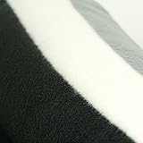 AA Travel Fleece Blanket 150x120 cm Lightweight 322 g Black White Grey Stripes view 5