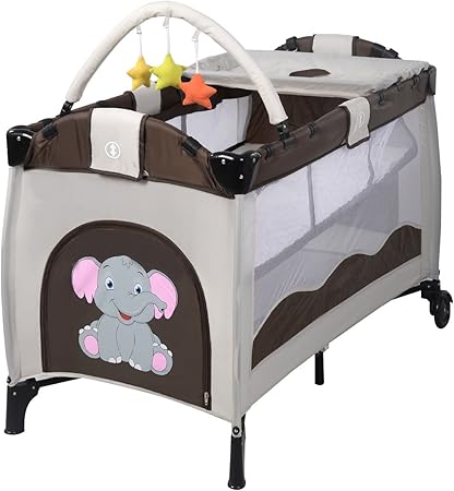 travel cot with wheels