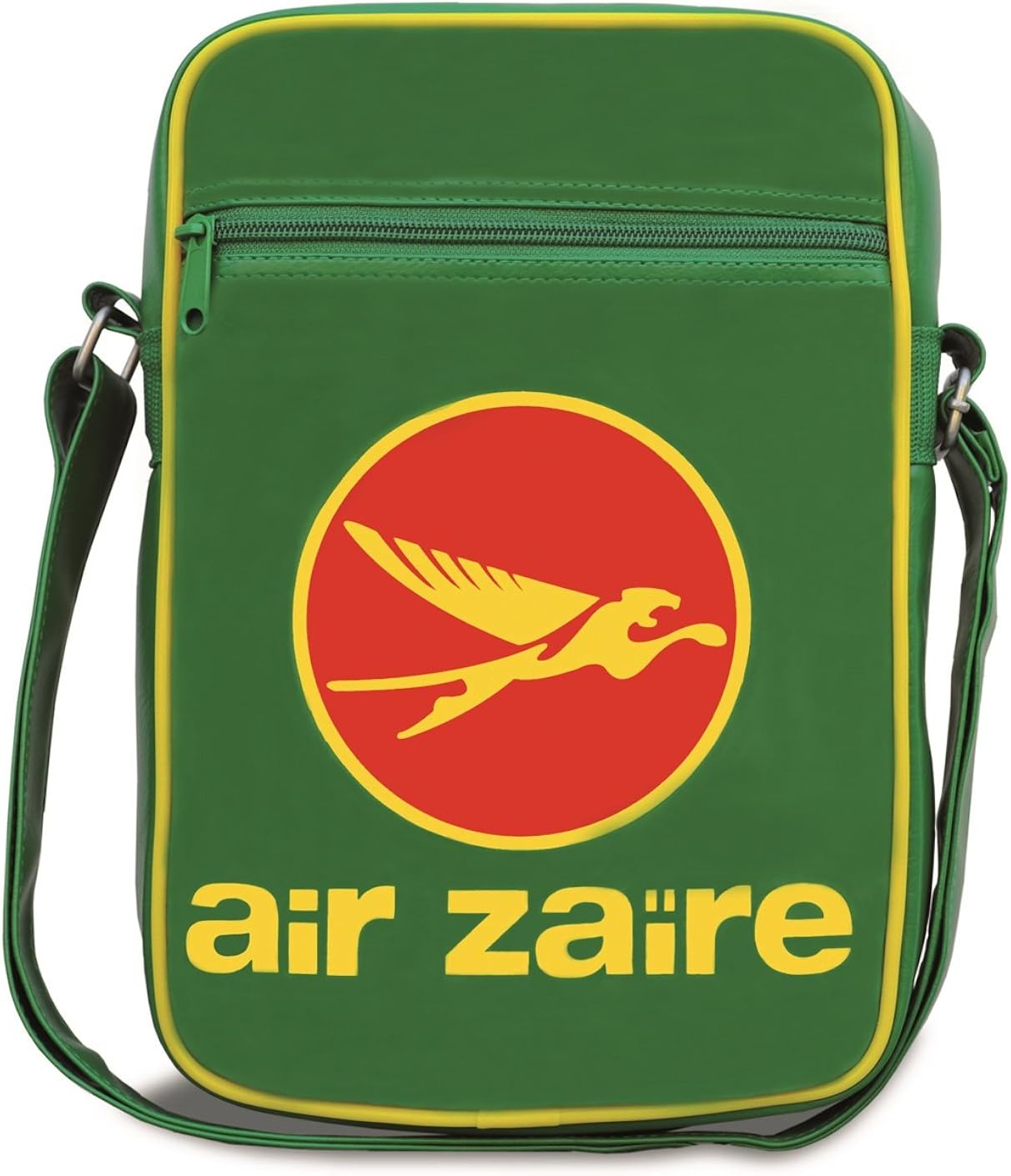 Logoshirt®️ Air Zaire I Logo I Cabin Bag I Shoulder Bag I Retro I Medium I Upright format I green I Licensed original design