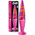 JAMBO 16" Beautiful Lamp- The Upgraded Motion Lamp- Purple with Yellow/Orange Wax, Relaxing Liquid Lamp, Night Light Nightlight, Home Decor Living Room Office Bedroom Lamp for Adults Teens Kids Magma