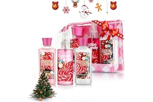 Vital Luxury Cotton Candy Bath & Body Care Travel Set, Home Spa Gift Set Includes Body Lotion, Shower Gel, and Fragrance Mist, Personal Body Care Travel Set, Birthday Mother's Valentine's Day Gifts