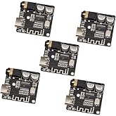 5PCS Audio Receiver Module,Aideepen Type-C BT5.0 Stereo Audio Amplifier 3.7-5V MP3 Decoder Board Car Speaker Audio Amplifier