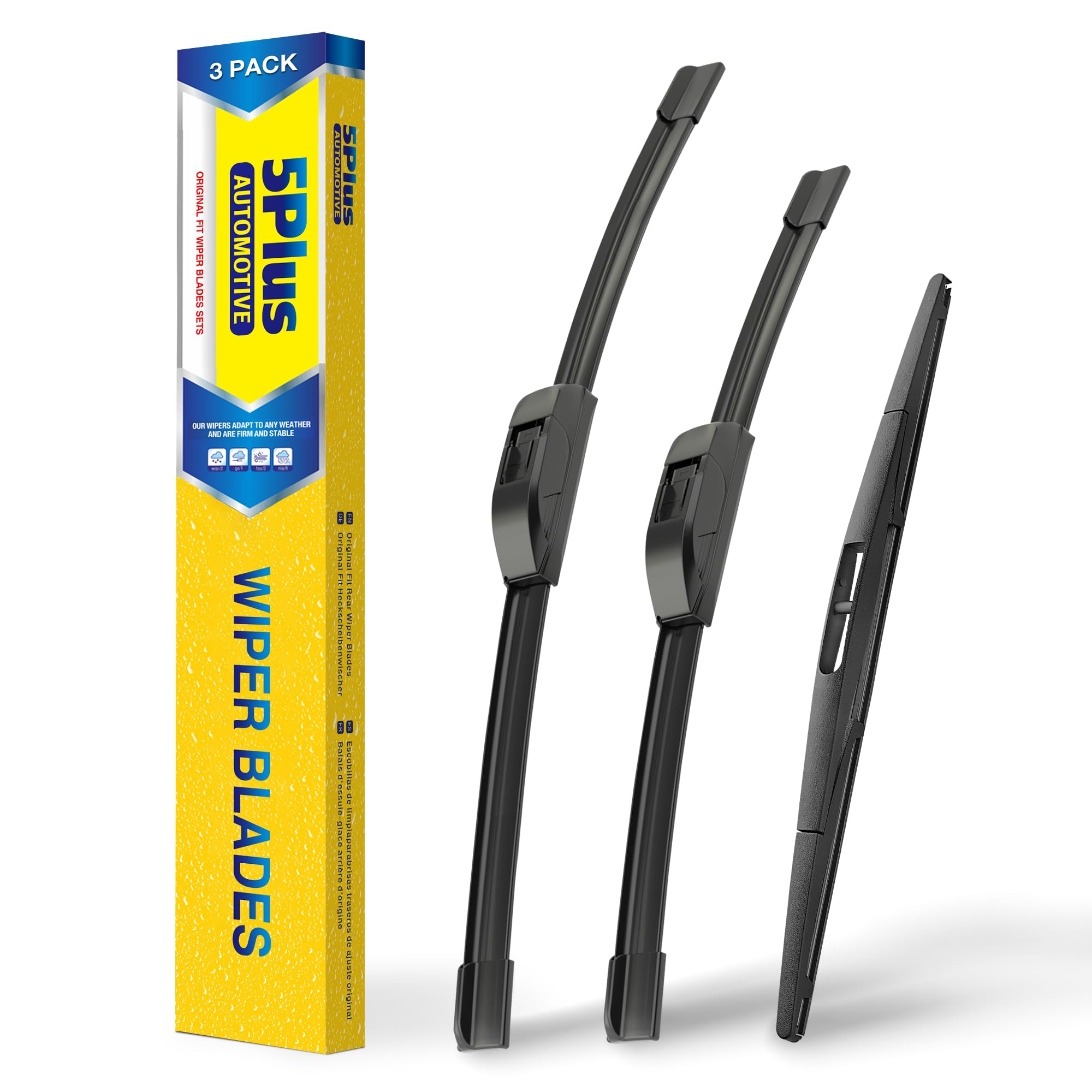 Photo 1 of 5 PLUS Windshield Wipers Replacement For 2014-2018 Subaru Forester, 2015-2019 Subaru Outback Windshield Wipers, Original Equipment Automotive Replacement Windshield Wiper Blades 26"+17"+14"(3 Wipers)