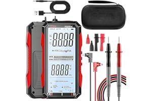 Digital Multimeter,2026 New FS899L Multimeter,USB-C Rechargeable Electrical Testing,6000 Counts Voltage Tester,Capacitance,No