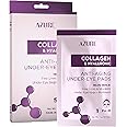 AZURE Collagen & Hyaluronic Acid Anti Aging Under Eye Pads - Lifting & Moisturizing Eye Mask Patches - Reduces Fine Lines, Wrinkles, Dark Circles & Puffiness - Skin Care Made in Korea - 5 Pairs