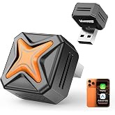 2026 Upgraded Mini Android Auto CarPlay Wireless Adapter, Latest A7 Chip One-Click Switch, 3s Connect, Convert Wired to Wireless, Bluetooth 6.0, 5.8GHz WiFi, (Android 11+)