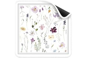 Deyimmei Mahjong Mat for Table - Non-Slip Mahjong Table Cover with Storage Pockets, Perfect Mahjong Accessories & Gifts for Women, Men, and Mahjong Enthusiasts (Floral Watercolor)