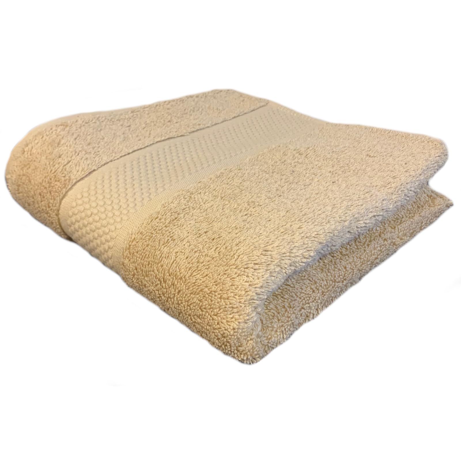 Sue Rossi Hand Towels 100% Turkish Organic Combed Cotton, Bathroom Or Kitchen Towel, 600gsm Thick, Very Soft Plush & Absorbent, 50 x 90cm, Single Or Twin Set Premium Quality (Camel, 1)