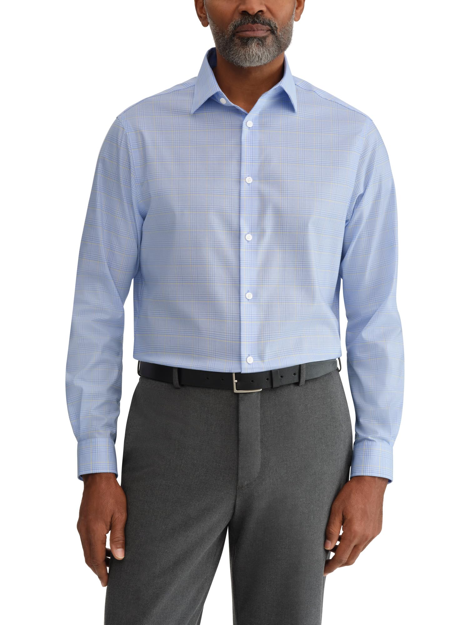 Michael Kors Men’s Dress Shirt Ultra Wrinkle Free Stretch Regular Fit
