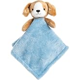 KIDS PREFERRED Carter's Baby Blanket Unisex Loveys for Babies Essentials, Newborn Boys and Girls Security Blankets with Soft Minky Fabric, Snuggle Toy Plush Stuffed Animal - Puppy