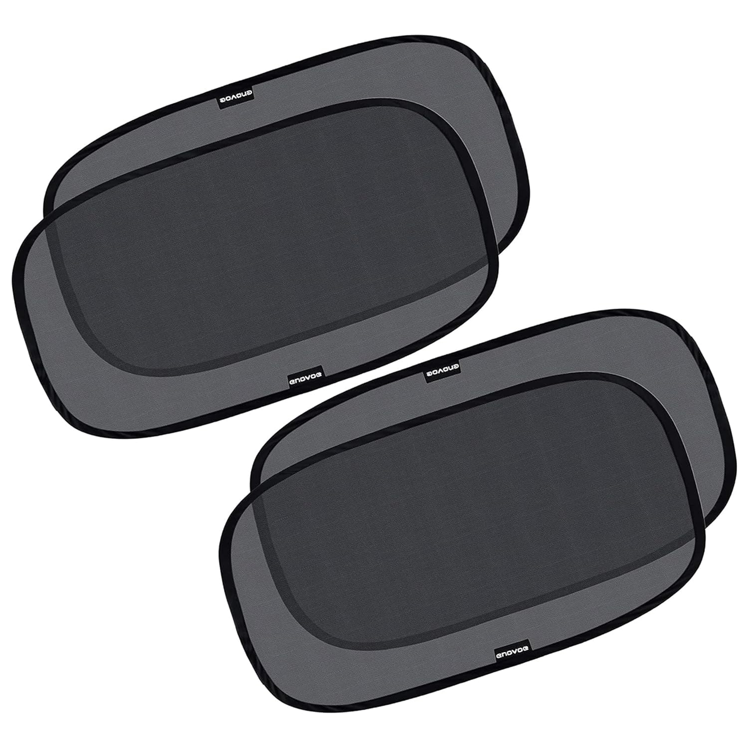 Photo 1 of Enovoe Car Window Shade for Baby - (4 Pack) - XL - 25" x 16" - Cling Car Sun Shade for Windows - Sun, Glare and UV Rays Protection for Your Child