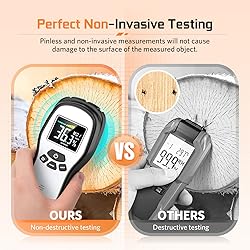 Pinless Wood Moisture Meter Detection - Firewood