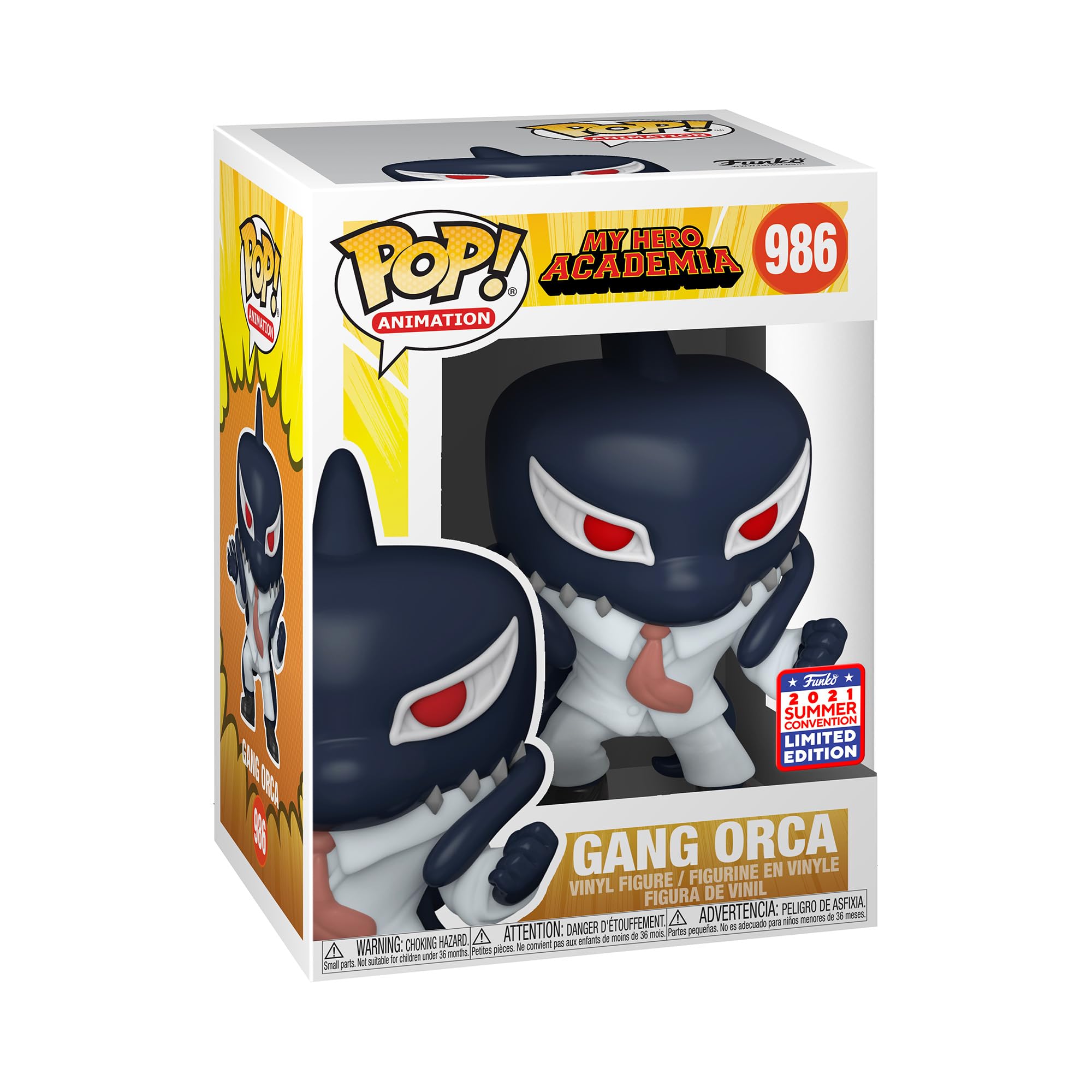 Funko Pop! Animation: My Hero Academia (MHA) - Gang Orca - My Hero Academia and 2 - Collectable Vinyl Figure - Gift Idea - Official Merchandise - Toys for Kids & Adults - Anime Fans