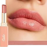Oulac Nude Peach Lipstick Moisture Shine Hydrating Vegan Cruelty-Free Dolce