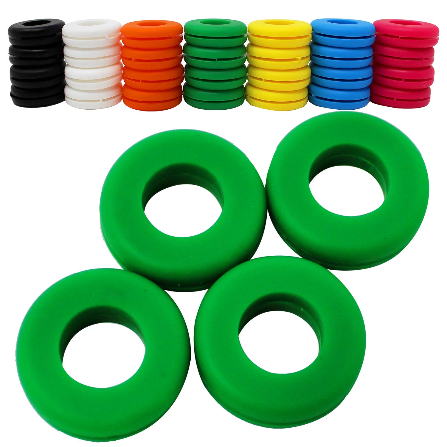 Z Best Tennis Vibration Dampeners Reduce String Rattle Elbow Pain Shock Absorbing Set Great Racquetball Squash Badminton 4 Pack