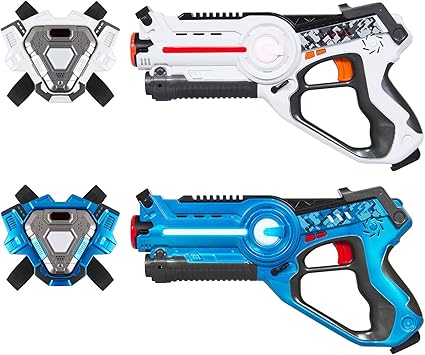 pistolas laser de juguete con chaleco