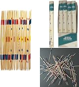 Mister Gadget Gigante Mikado Game 41pc Wooden Jumbo Pick Up Sticks 37.9cm view 4