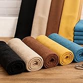 HAPACE Polar Fleece Fabric by The Yard Soft &amp; Warm Material for Blankets, Clothing, Crafts, Sofa Cushion &amp; DIY Sewing &ndash; 63&rdquo; Wide, Solid (Black,1 Yard)