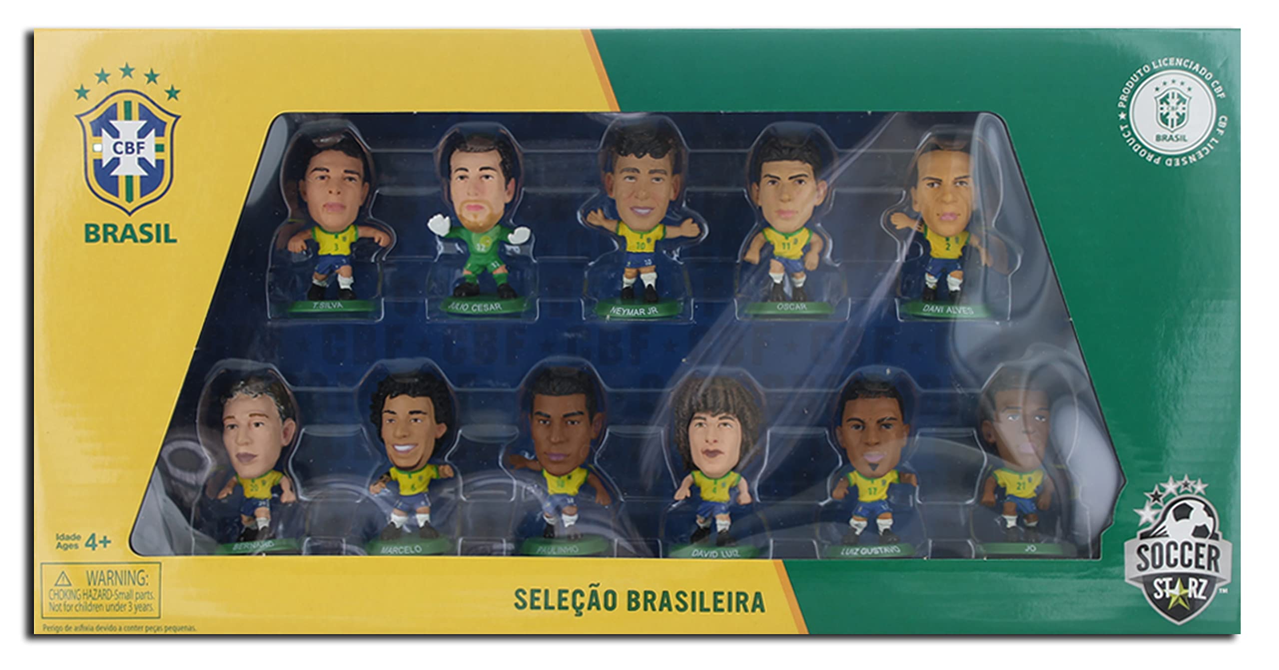 Nintendo SoccerStarz Brazil International 11-Figurine Team Pack