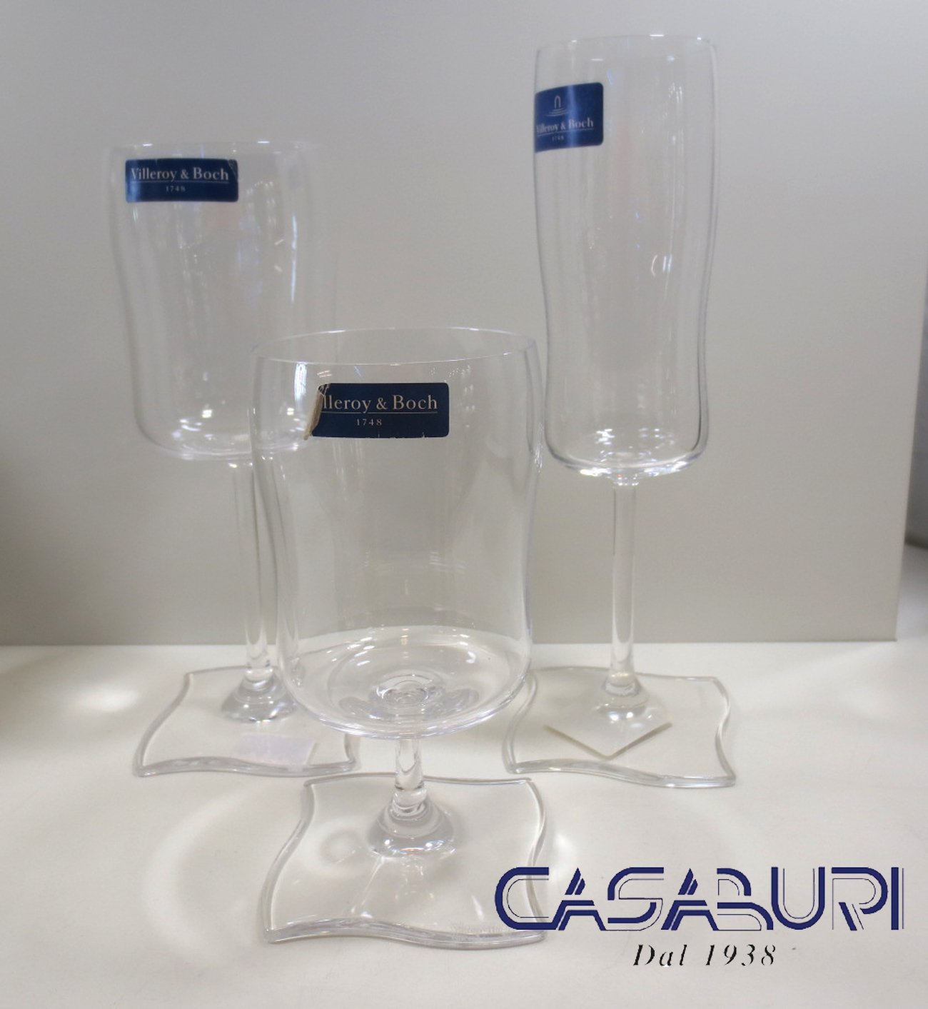 Villeroy Boch Set 12 Stück Gläser New Wave (bestehend aus 4 Floot 070