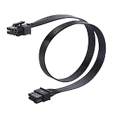 Cable Matters 8-Pin GPU Power Cable, 6+2Pin PCIe/GPU, 2ft | 8-Pin PSU(EPS/ATX) Male to Male, Graphics Card Power Cord, Compatible with Corsair Type 3/4, Not for EVGA PSU