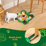 IOKHEIRA Snuffle Mat Dog Feeding Toy Large Medium Small Flowers Design view 7