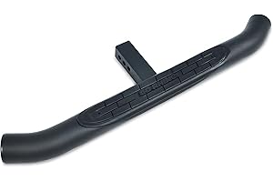 Go Rhino 360T Textured Black Powder Coat Finish Universal Hitch Step for 2" Recievers