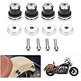 Set of 4 Motorcycle Mount Spool For Indian Scout Bobber Scout Sixty Saddle Bag Fender Sissy Bar Backrest 2016 2017 2018 2019 2020