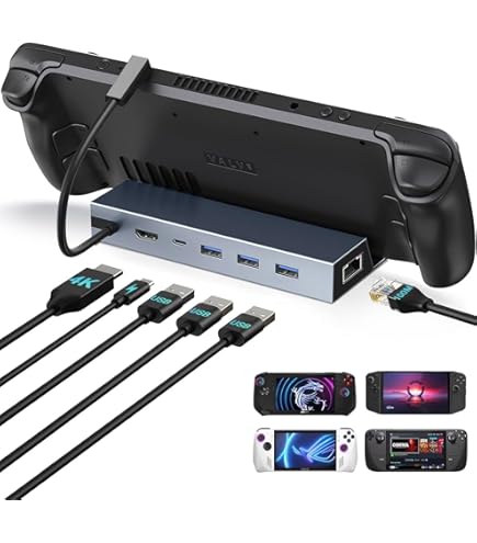 JimNasiumSteam Deck Dock ドッキングステーション Amazon.com