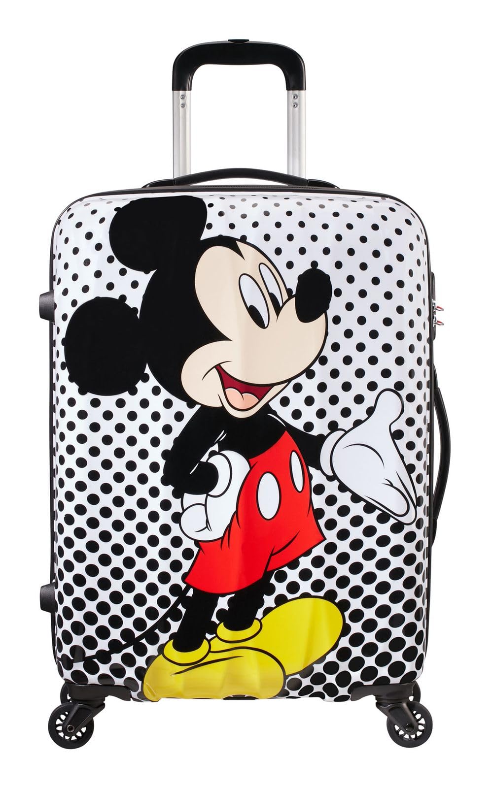 American Tourister Disney Legends - Spinner M, children's luggage, 65 cm, 62.5 L, multicolor (Mickey Mouse Polka Dot)