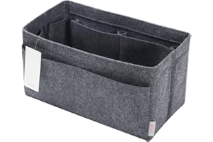 ZTUJO Felt Purse Organizer, Multi Pocket Bag in Bag Organizer For Tote & Handbag Shaper, Speedy 30, Speedy 35 and Speedy 40