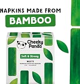 The Cheeky Panda Bamboo Cocktail Napkins 3-Ply 3000 Naps Eco Friendly view 4