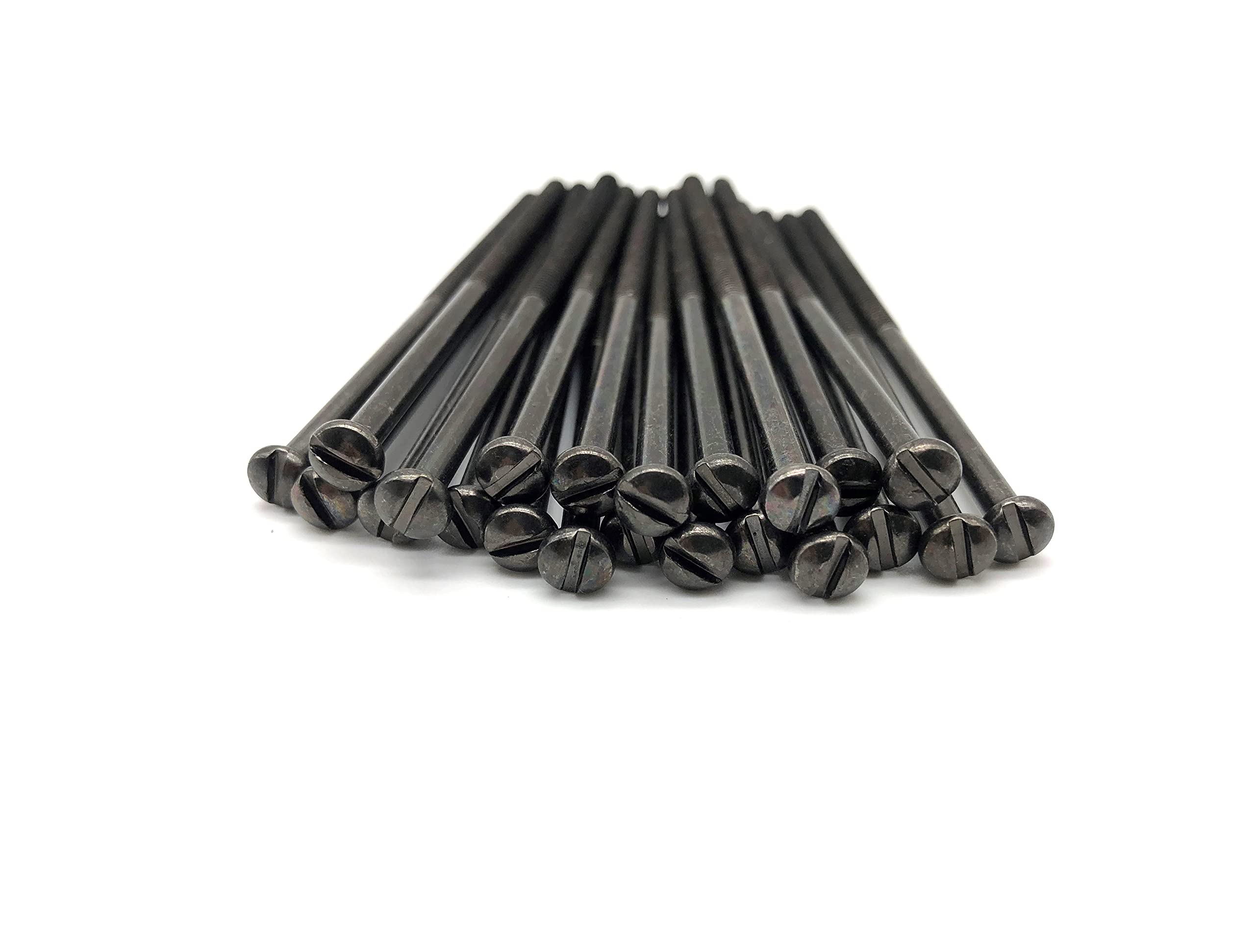 Jones DIY M3.5 Black Nickel Electrical Socket Screws, 75mm, For Switches, Light Switch, Plug Sockets, 3.5mm x 75mm, (20)